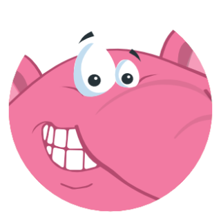 Mascote do Elefante sorrindo